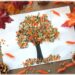Activité enfant - Arbre d'automne en lntilles et pâtes corail - créative et manuelle - collage et motricité fine - Arts visuels maternelle - mslf