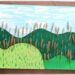 Activité enfant - Paysage avec collines et forêt - arbres automne avec nature - Land art - Peinture, découpage et collage papier - dessin et graphisme - Récup - créative et manuelle - Arts visuels maternelle - mslf