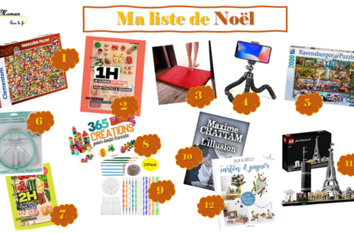 I Wishlist you a merry chrismas - liste de noël - Wish List Femme adulte - esprit enfantin - grand enfant - idées cadeaux - envies - Lego, puzzles, livres, créatif - 2020 - mslf