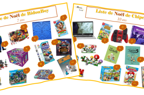 I Wishlist you a merry chrismas - liste de noël - Wish List Enfants - fille 10 ans garçon 7 ans - idées cadeaux - envies - Jeux de société, jeux vidéos, puzzles, livres, puzzles - 2020 - mslf