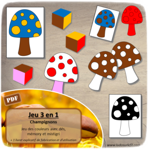 Nouveautés d'octobre - Boutique en ligne Ludo sur le fil - fichiers jeux pdf à imprimer - Automne, champignons, Halloween, animaux forêt, ferme, domestiques, véhicules terrestres - mslf