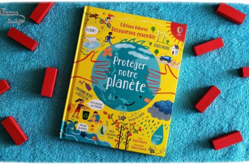 Test et avis livre enfants - Découvrons ensemble Protéger notre planète - éditions Usborne - Livre à rabats - fenêtres - littérature enfant - Eau, air, ressources, pollution, réchauffement climatique, biodiversité, respect de l'environnement, écologie - mslf