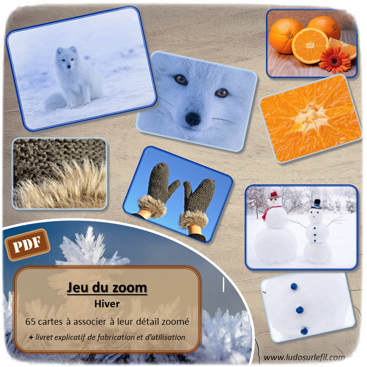 Nouveautés de décembre - Boutique en ligne Ludo sur le fil - fichiers jeux pdf à imprimer - Noël, hiver, phonologie cadeaux, jeu du zoom, 7 familles, je lance le dé je dessine, agamographes - arts visuels lecture maternelle et primaire - mslf