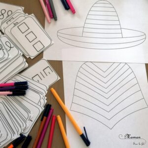 Kit Déguisement Mexicain Sombrero + Poncho + Masque – Lot Fête Adulte, Sombrero Coloré Et Accessoires Fiesta