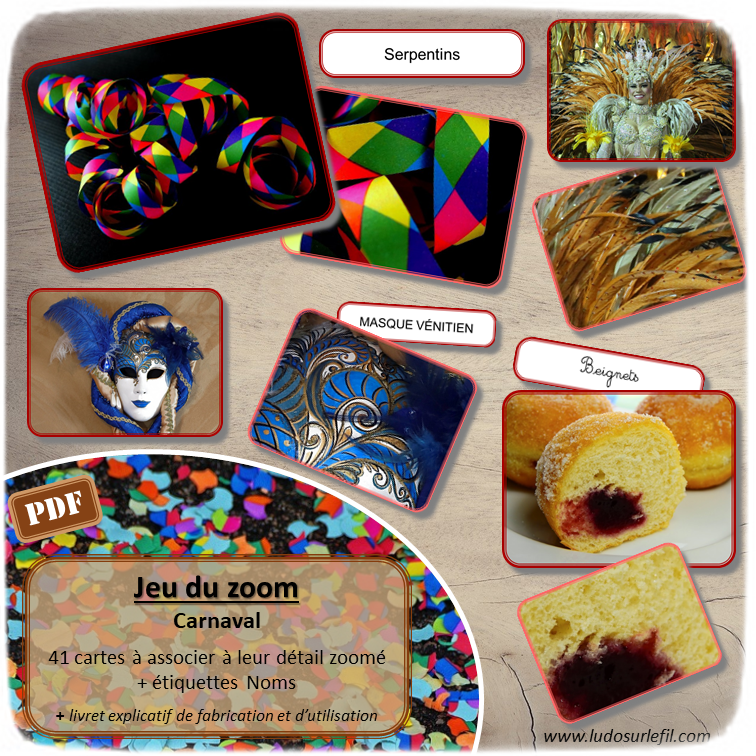 Nouveautés de janvier - Boutique en ligne Ludo sur le fil - fichiers jeux pdf à imprimer - Hiver, animaux du froid, bonhomme de neige, flocons, corps humain et 5 sens - tri, loto, lecture, jeu du zoom, classement, mise en paire, ombres, loupe - mslf