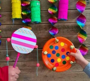 Récap idées activités enfants thème Avec du carton - Récup - Boites à oeufs, assiette, emballages, rouleaux de papier toilettes - RV Sur le fil - mslf