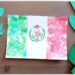 Activité créative enfants - Reproduire le drapeau mexicain en encre au marteau et dessin - Motricité fine - Technique ludique - Coloriage - Crayon de couleurs - Créativité - Amérique du Nord et Mexique - Découverte d'un pays - Espace et géographie - arts visuels et atelier maternelle et Cycle 1 et 2 - Eté - mslf