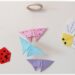 Activité créative enfants - Nuée insectes en origami - Abeille, coccinelle et mobile suspension de papillons graphiques - Graphisme et Pliage de papier, bricolage, DIY - Printemps - Découverte de l'Asie et Japon - Tutoriel - Découverte d'un pays - Espace et géographie - arts visuels et atelier maternelle et Cycles 2 et 3 - mslf