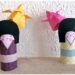 Activité créative enfants - Fabriquer des poupées Kokeshi japonaises avec des rouleaux de papier toilettes, de la feutrine, de la peinture et des papiers à motifs - Bricolage avec rouleau de PQ en carton - Créativité - Découverte de l'Asie et du Japon - Découverte d'un pays - Espace et géographie - arts visuels et atelier maternelle et Cycle 1 et 2 - mslf