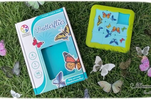 Jeu de société Butterflies de Smart Games - Jeu de logique enfants de type taquin sur le thème du printemps, des insectes et des papillons - Casse-tête à défis - Concentration, Intelligence spatiale, perception visuelle, planification, résolution de problème - mslf