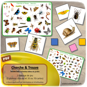 Nouveautés de mars - Boutique en ligne Ludo sur le fil - fichiers jeux pdf à imprimer - Printemps, animaux et insectes, poissons pour le 1er avril, Oeufs et lapins de Pâques, engins de chantier - zoom, lecture, dénombrement, chasse aux 100, coloriages gratuits, livret enquête, puzzles, cherche et trouve, association, jeu 3 en 1, graphies - mslf