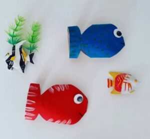 Récap idées activités enfants thème Chasse et Pêche - Pâques et 1er avril - oeufs et poissons - RV Sur le fil - mslf