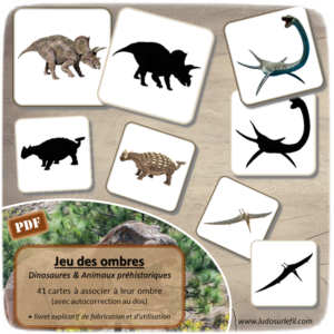 Nouveautés d'avril - Boutique en ligne Ludo sur le fil - fichiers jeux pdf à télécharger et imprimer - Printemps, animaux et insectes, chenilles et papillons, dinosaures, sushis pour le Japon, drapeaux Europe et Monde - Géographie - jeu des doubles type dobble, puzzles, chasse aux 100, date et temps, ombres, repérage spatial, cherche et trouve - mslf