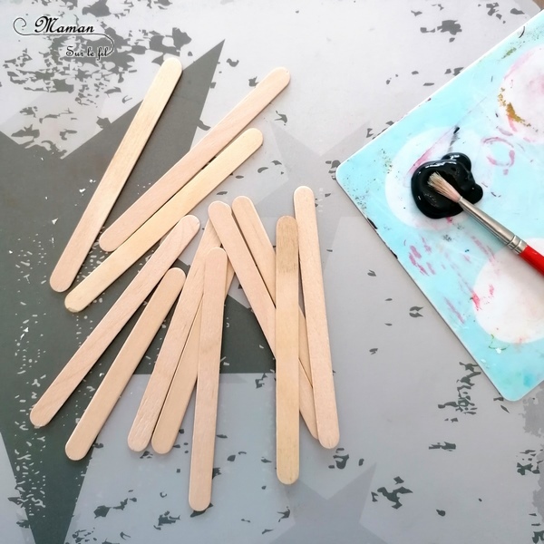 Activité créative et manuelle enfants - Fabriquer des petits tableaux aux couleurs des animaux de la savane - Pelage zèbre, girafe et guépard - Peinture et bâtonnets de glace en bois - Récup et bricolage - Tâches, points et rayures - Jeu sur couleurs et noir - Deux façons - Graphisme - créativité - DIY - Fait maison - Afrique et Kenya - Découverte d'un pays - Espace et géographie - arts visuels et atelier maternelle et Cycles 1, 2 ou 3 - Eté - mslf