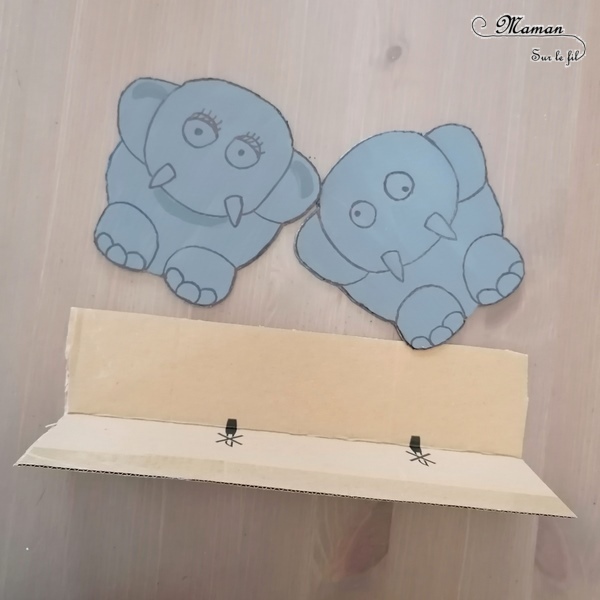 Activité créative et manuelle enfants - Fabriquer une famille Eléphant en carton - Herbes hautes de la savane - Jeu DIY - Créer la trompe de l'éléphant - Récup en carton et peinture - Bricolage 3D en relief - Fait maison - Afrique et Kenya - Découverte d'un pays - Animaux de la savane - Espace et géographie - arts visuels et atelier maternelle et Cycles 1 et 2 - Eté - mslf