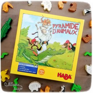 Jeu de société Pyramide d'animaux de Haba - Jeu d'adresse et d'équilibre sur manchots, moutons, lézards, serpents, crocodiles, hérissons, toucans, singes - Motricité fine, habilité, coordination oeil-main - 4 ans et plus - Test et avis - mslf