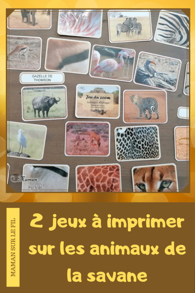 Activité enfants - 2 jeux à imprimer DIY sur les animaux de la savane, Afrique et désert - Jeu du zoom et Repère les couleurs - Travail de l'observation, de la discrimination visuelle, lexique et vocabulaire - A télécharger ou jeu imprimé - Boutique en ligne - Jeux pédagogique - Documents éducatifs numériques - Afrique et Kenya - Découverte d'un pays - Animaux de la savane - Espace et géographie - arts visuels et atelier autocorrectif maternelle et Cycle 1 et 2 - Eté - mslf