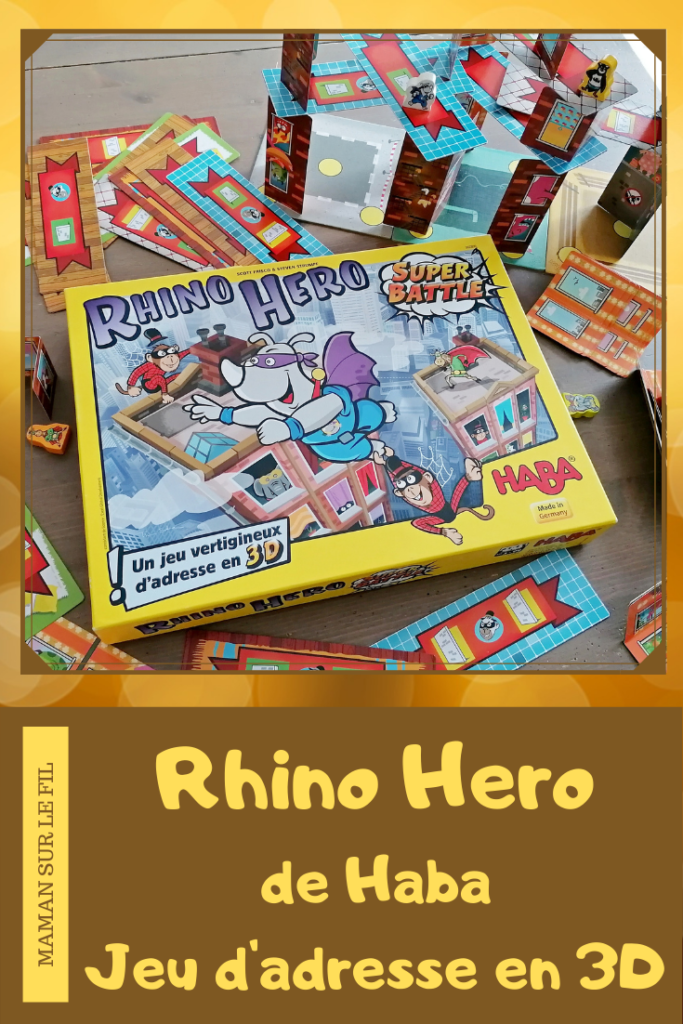 Jeu de société Rhino Hero Super Battle de Haba - Jeu d'adresse et d'équilibre en 3D - Constructions géantes - animaux de la savane - Afrique et Kenya - Rhinocéros, Girafe, Singes, Elephant, Pingouins - Motricité fine, habilité, coordination oeil-main - 5 ans et plus - Test et avis - mslf