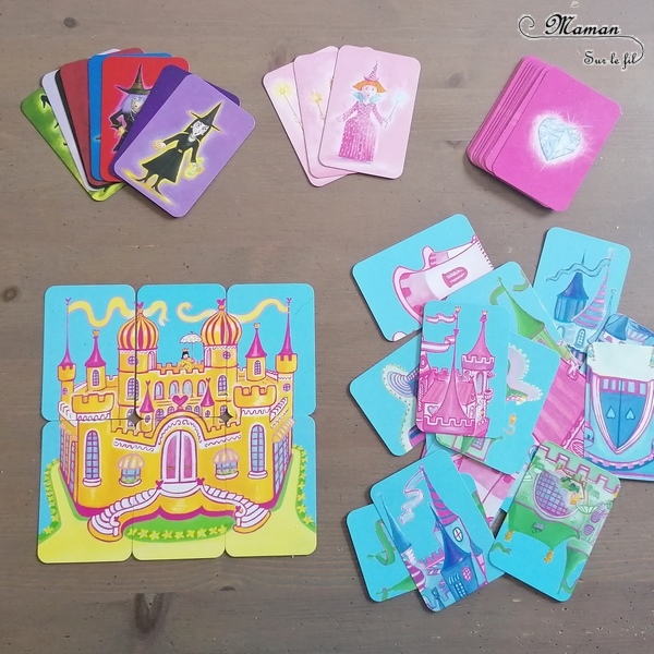 Jeu de société enfants et adultes - Diamoniak - Piratade Djeco - Jeu d'aventure et de stratégie sur les contes, sorcières, châteaux et fées - 5 ans et plus - Jeu de cartes - Parfait à emporter - Jeu de voyage - Test et avis - mslf