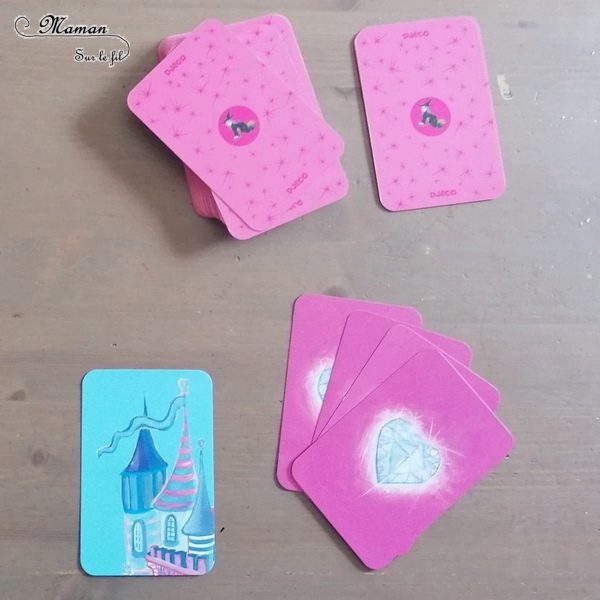 Jeu de société enfants et adultes - Diamoniak - Piratade Djeco - Jeu d'aventure et de stratégie sur les contes, sorcières, châteaux et fées - 5 ans et plus - Jeu de cartes - Parfait à emporter - Jeu de voyage - Test et avis - mslf