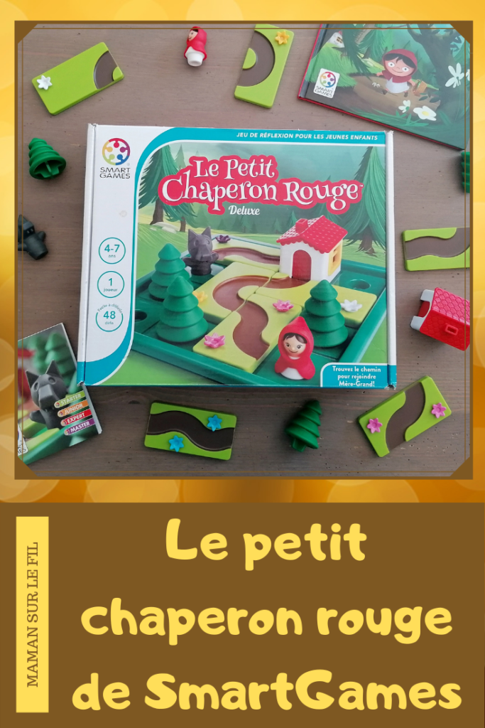 Jeu de société Le petit chaperon rouge Deluxe de Smart Games - Jeu de logique enfants sur le thème des contes - Loup, sapins et maison - Casse-tête à défis - Concentration, Intelligence spatiale, planification, résolution de problème, perception visuelle - Test et avis - entre 4 et 7 ans - Maternelle - 2 niveaux - Difficulté progressive - mslf