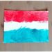 Activité créative et manuelle enfants - Reproduire le drapeau hollandais avec un rouleau à pâtisserie, du cellophane et de la peinture - technique rigolote - Créativité - Europe - Pays-Bas, Hollande, Néerlandais - Découverte d'un pays - Espace et géographie - arts visuels et atelier Cycle 1 ou 2 - Maternelle - mslf