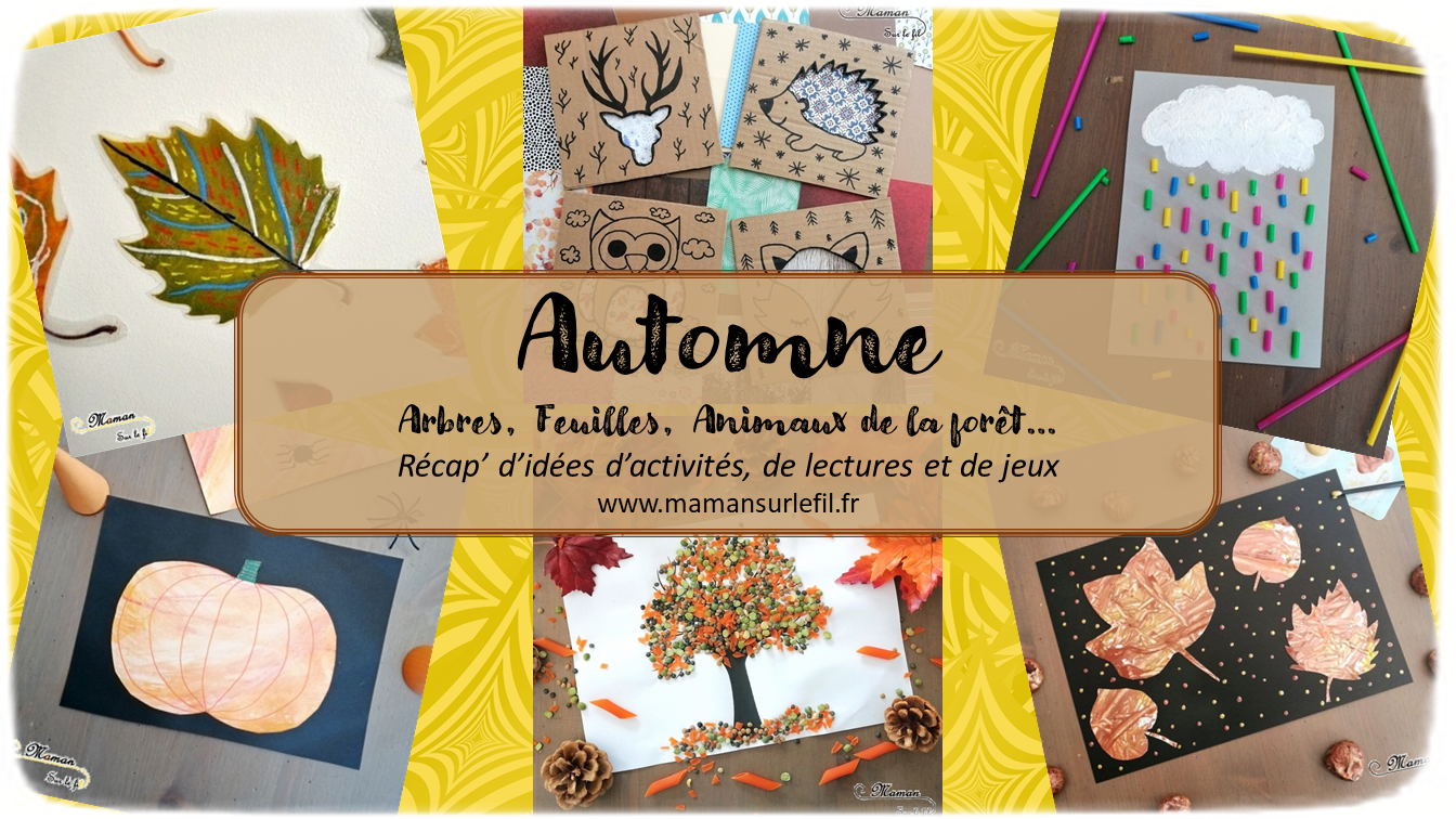 Fabriquer ses gommettes en feuille d'automne : activité nature enfant