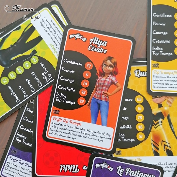 Jeu de société enfants - Top Trumps : des jeux de bataille à l'effigie de nos héros préférés - Super Héros Marvel, Méchants et Vilains de Disney, Miraculous - Winning Moves - Jeu de cartes compact à emporter partout - Voyage - Travail de mathématiques - comparaison de nombres - ludique - mslf