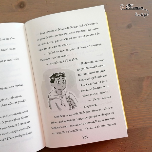 Livre enfants et Ados - Team Collège chez Poulpe Editions - Roman pour aborder le harcèlement scolaire - Fiction + conseils et méthodes pour désamorcer certaines situations - Explications, émotions, complexes - test et avis - mslf