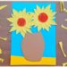 Activité manuelle et créative enfants - Revisiter la série des tableaux Tournesols de Vincent Van Gogh - Peintre hollandais - Découpage, collage, récup' carton, peinture et papier bulle - Découverte de l'art et d'un artiste - Printemps et fleurs - Nature morte - recyclage - Créativité - Europe - Pays-Bas, Hollande, Néerlandais - Découverte d'un pays - Espace et géographie - arts visuels Cycle 1 ou 2 - Maternelle - Tour du monde créatif - mslf