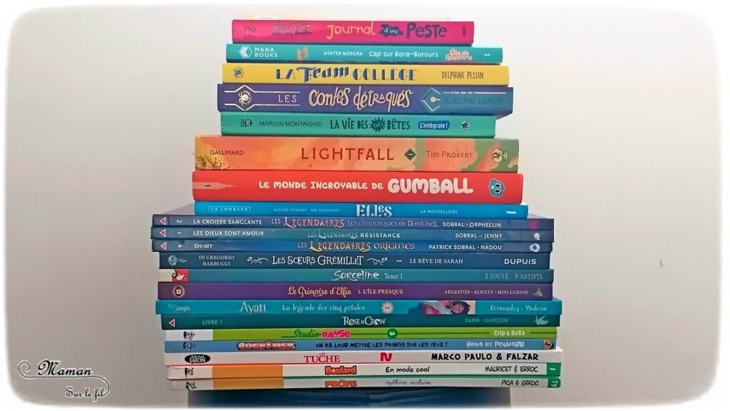 Test et avis livres, romans et bandes dessinées pour enfants - BD et romans préférés fille 11 ans - classiques - vie quotidienne et sport - humour - aventures - fantastiques - animaux - mangas - littérature jeunesse - Livres et bandes dessinées 9 10 11 12 ans - mslf