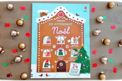 Livre enfants - 24 activités en attendant Noël chez Usborne - Idées d'activités créatives, manuelles, de bricolages, de recettes de cuisine, de décorations et de préparatifs - A utiliser comme un calendrier de l'avent - adaptable au thème hiver - Tutoriels complets et clairs - littérature enfant et jeunesse - Test et avis - mslf