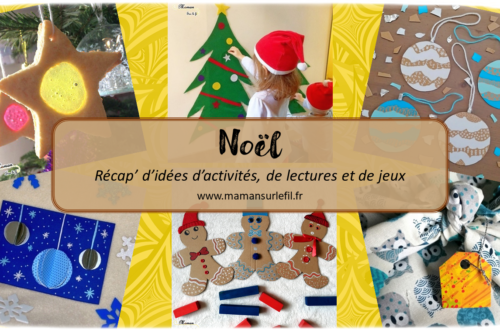 Récapitulatif Noël - idées activités lectures jeux pour enfants sur un thème donné - différents thèmes - décorations, sapins, gourmandises, oranges, pain d'épices, sablés, cartes de voeux, avent, préparatifs - arts visuels - cuisine - littérature jeunesse - jeux de société - jeux à imprimer - wishlist - Liste de noël pour idées cadeaux - récap sur le fil - mslf