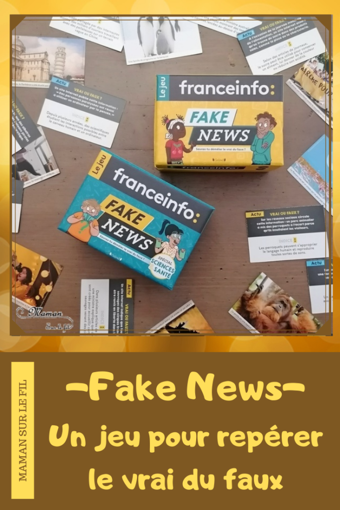 Jeu de société enfants - Fake News de Gründ - Jeu de cartes petit format pour 7 ans et + - Parfait pour aborder le thème de l'information, des réseaux sociaux d'Internet - Apprendre à démêler le vrai du faux - Aiguiser son sens critique et de l'observation - avec Franceinfo - apprendre à repérer les fausses informations - Animaux, société, politique, Culture, Sport, technologie, sciences et santé - Jeu de voyage - Test et avis - jeu de cartes éducatif - parfait à utiliser en classe ou en famille - en cycle 2 ou 3 - mslf