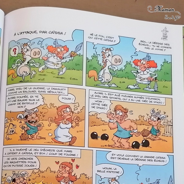 Test et avis livre enfants - Nouveauté BD de chez Bamboo - Echec épate de Cazenove, Val et Mic - BD Humour sur le jeu d'échecs - Pièces et déplacements, coups spéciaux, histoires, anecdotes - tout savoir sur les échecs en s'amusant - BD Cycle 3 ou 4 - Enfants, adultes ou adolescents - coup de coeur - fille et garçon 8 9 10 11 12 13 14 ans - Bande dessinée - littérature enfant jeunesse - mslf