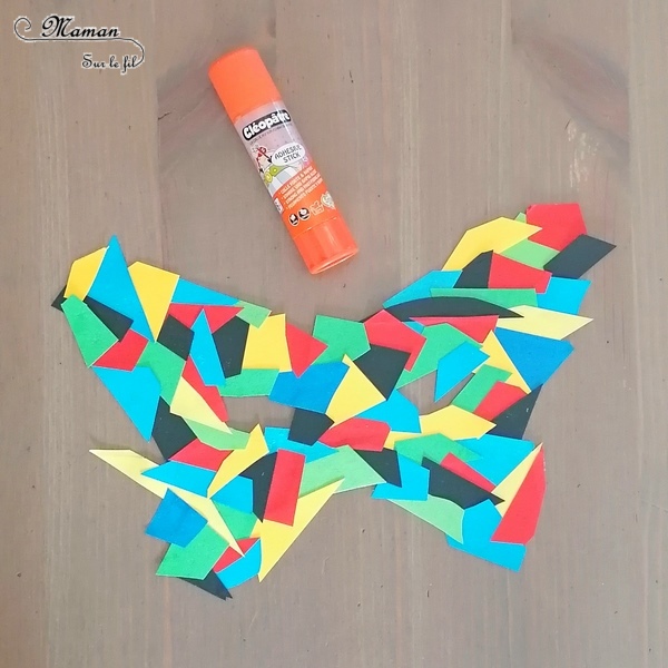 Activité manuelle et créative enfants - Fabriquer un masque avec des chutes de papier - Couleurs Arlequin - Récup et recyclage - Découpage et collage - Pour le carnaval ou mardi-gras - Technique type mosaique - Brésil et Carnaval de Rio - Bricolage DIY et Créativité - Masques fait maison pour la maternelle - arts visuels Elémentaire, Cycle 1 ou 2 - Découverte d'un pays, géographie - Amérique du Sud - mslf