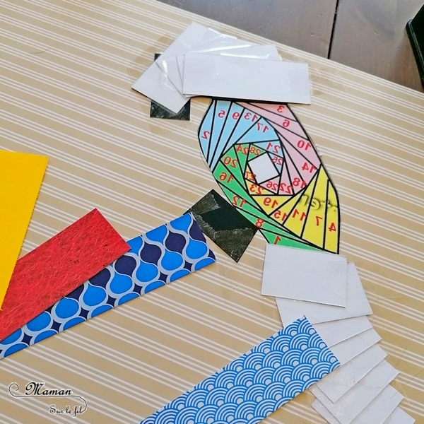 Activité manuelle et créative enfants - Fabriquer une carte Perroquet Ara en Iris Folding - Technique hollandaise de pliage, collage, découpage de papier pour faire de jolies cartes - Utilisation des chutes de papier - Récup - Brésil - Animaux de la jungle - Suivi d'un modèle, gabarit - recyclage - Bricolage et Créativité - arts visuels Elémentaire, Cycle 2 ou 3 - Découverte d'un pays, géographie - Amérique du Sud - mslf