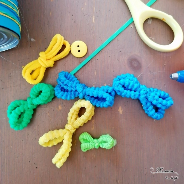 Activité manuelle et créative enfants - Fabriquer une famille de tambours aux couleurs du Brésil - Récup' et recyclage - Pour le carnaval ou mardi-gras - Jeu et bricolage DIY ou activité pour un anniversaire - Fait Maison - Utilisation de boîtes de conserve, de ballons, de pompons, de boutons, de pailles, d'élastiques - C'est la fête - Brésil et Carnaval de Rio - Bricolage DIY et Créativité - arts visuels Elémentaire ou Maternelle, Cycle 1 ou 2 - Découverte d'un pays, géographie - Amérique du Sud - mslf