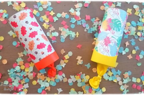 Activité manuelle et créative enfants - Fabriquer des canons à confettis pour le carnaval ou mardi-gras - Jeux DIY ou activité pour un anniversaire - Récup et rouleau de papier toilettes - C'est la fête - Brésil et Carnaval de Rio - Bricolage DIY et Créativité - Bricolage fait maison - arts visuels Elémentaire ou Maternelle, Cycle 1 ou 2 - Découverte d'un pays, géographie - Amérique du Sud - mslf