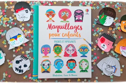 Activité manuelle et créative enfants - Maquiller ses parents ou ses enfants pour le carnaval ou mardi-gras - Dessiner pour maquiller des visages avec pour modèle livre de tutoriels maquillage - Maquillages pour enfants Faciles et Amusants des éditions Usborne - Brésil et Carnaval de Rio -Créativité - Idées maquillage pour anniversaire - Maternelle, Cycle 1 ou 2 - Découverte d'un pays, géographie - Amérique du Sud - mslf