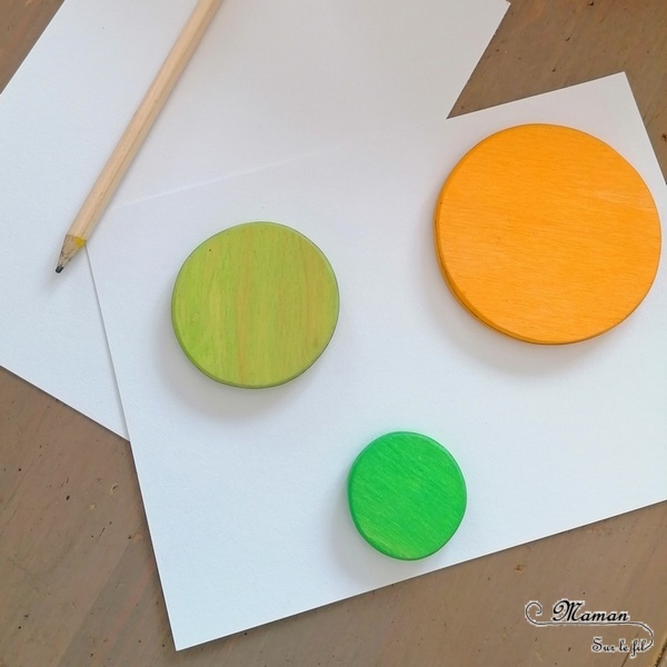 Activité manuelle et créative enfants - Art visuel autour des cercles, lignes et couleurs - Couleurs chaudes et froides - Dégradés de couleurs - Coloriage - feutres ou crayons de couleur - Technique d'arts plastiques - Peinture - Maternelle - arts visuels Elémentaire, Cycle 1, 2 ou 3 - mslf