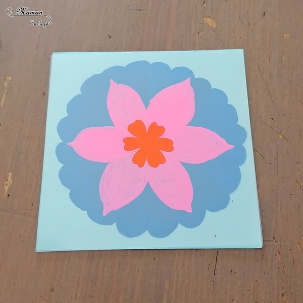 Activité manuelle et créative enfants - Fabriquer un jeu DIY pour inventer, créer et imaginer plein de fleurs - Bricolage Fait Maison avec des transparents - Feuilles plastiques transparentes - Marqueurs peinture - Couleurs - Saisons - Bricolage et Créativité - Peut être utilisé en reproduction de modèle - Atelier autonome maternelle - Cycle 1, 2 - Nature et Printemps - mslf