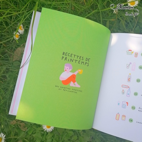 Livre enfants - Potions Magiques chez Gallimard Jeunesse - Géraldine Lemaître Renault et Claire Brun - 30 recettes à base de plantes et fleurs sauvages - cueillette au fil des 4 saisons - vertus des plantes et de la nature - sirops, limonades, guimauves, tisanes, ...) - conseils pour la cueillette, comment cuisiner et conserver - connaissances sur les plantes et fleurs - cycle de la nature, bon pour le corps - écologie et récup' - Magie - test et avis - cycles 1 et 2 - Maternelle - mslf