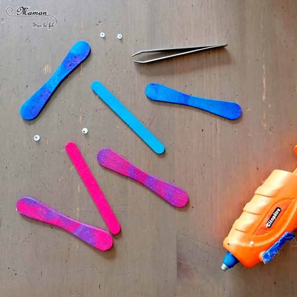 Activité manuelle et créative enfants - Fabriquer des libellules avec des bâtonnets de glace - Bricolage DIY et récup' - Peinture au tampon - Fail de l'expérience des insectes qui volent - Propulsion au ballon - Echec - Insectes et printemps - bois - recyclage - Animaux - Surcyclage - Bricolage et Créativité - arts visuels Elémentaire, maternelle, Cycle 1, 2 - Nature - mslf