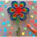 Activité manuelle et créative enfants - Fabriquer une fleur Arc-en-ciel avec des ronds de papier - Cercles et couleurs - Découpage et Collage - Initiation au quilling- Saisons - Printemps et Fleurs - Récup' - Utilisation des chutes de papier - Récup et surcyclage - Bricolage et Créativité - arts visuels Elémentaire, maternelle, Cycle 1, 2 - Nature - mslf