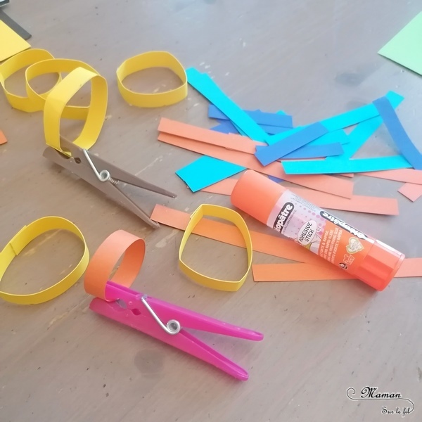 Activité manuelle et créative enfants - Fabriquer un paon avec des ronds de papier - Cercles et couleurs - Découpage et Collage - Initiation au quilling- Animaux de la ferme et oiseaux - Récup' - Utilisation des chutes de papier - Surcyclage et peinture - Bricolage et Créativité - arts visuels Elémentaire, maternelle, Cycle 1, 2 - Asie et Chine - mslf