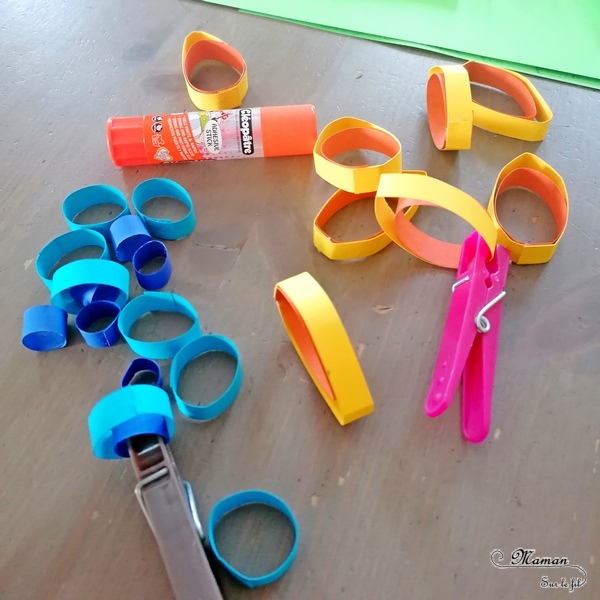 Activité manuelle et créative enfants - Fabriquer un paon avec des ronds de papier - Cercles et couleurs - Découpage et Collage - Initiation au quilling- Animaux de la ferme et oiseaux - Récup' - Utilisation des chutes de papier - Surcyclage et peinture - Bricolage et Créativité - arts visuels Elémentaire, maternelle, Cycle 1, 2 - Asie et Chine - mslf