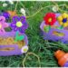 Activité manuelle et créative enfants - Fabriquer des mini jardinières de fleurs en récup - Petits paniers en carton - Recyclage - Peinture - Fleurs en fils chenille et pompons - Laine et découpage - Printemps - Décoration DIY et Fait Maison - Créativité - arts visuels Elémentaire, maternelle, Cycle 1, 2 - Nature - mslf