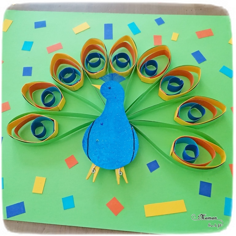 Bandes de papier quilling rouge 40 pièces Vivi Gade Design