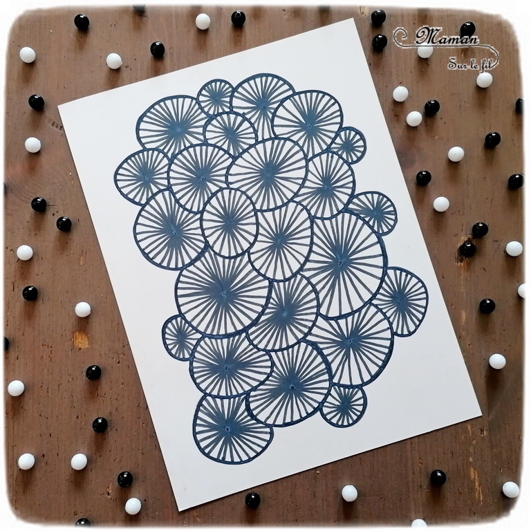 Récapitulatif Idées de dessins de Art-Thérapie - Zen Art ou encore Zentangle - Inspiration - Noir et blanc et couleurs - idées activités enfants et adultes - Dessin, graphisme, coloriage - Relaxation, émotions, gestion du stress et des angoisses - récap sur le fil - mslf